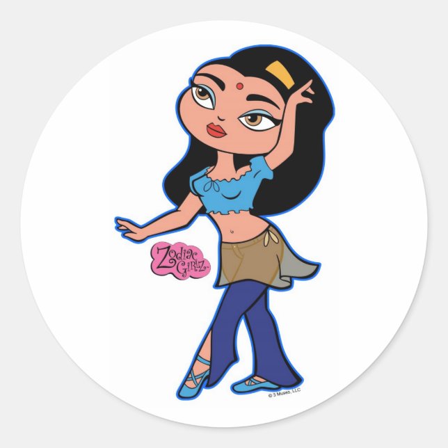 Kornkleber Runder Aufkleber (Vorderseite)