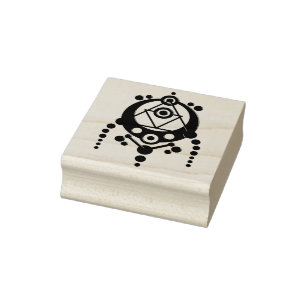 Kornkreis Piktogramm/Kulturkreispiktogramm XI Gummistempel
