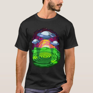 Kornkreise Außerirdische Entführung T-Shirt