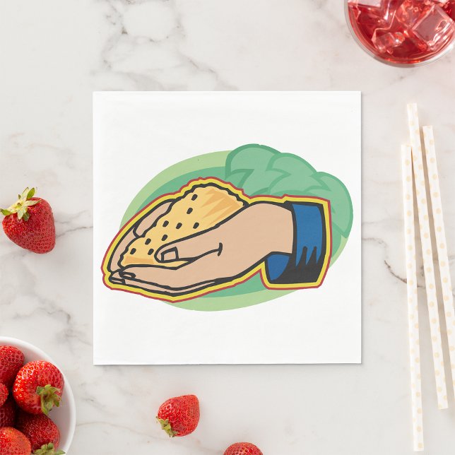 Kornpapier Napkins Serviette (Von Creator hochgeladen)