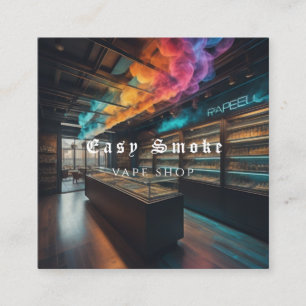 Korolare Business Card Rauchschutzverpackung Quadratische Visitenkarte