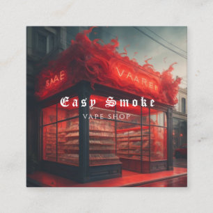 Korolare Business Card Rauchschutzverpackung Quadratische Visitenkarte