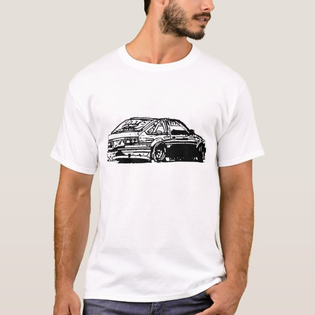 Korolla 1986 AE86 T-Shirt (Vorderseite)