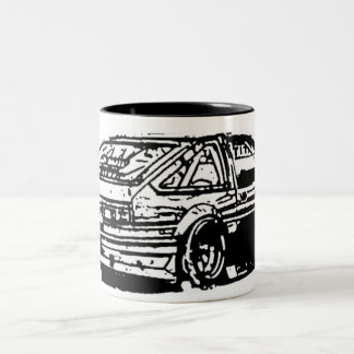 Korolla 1986 zweifarbige tasse