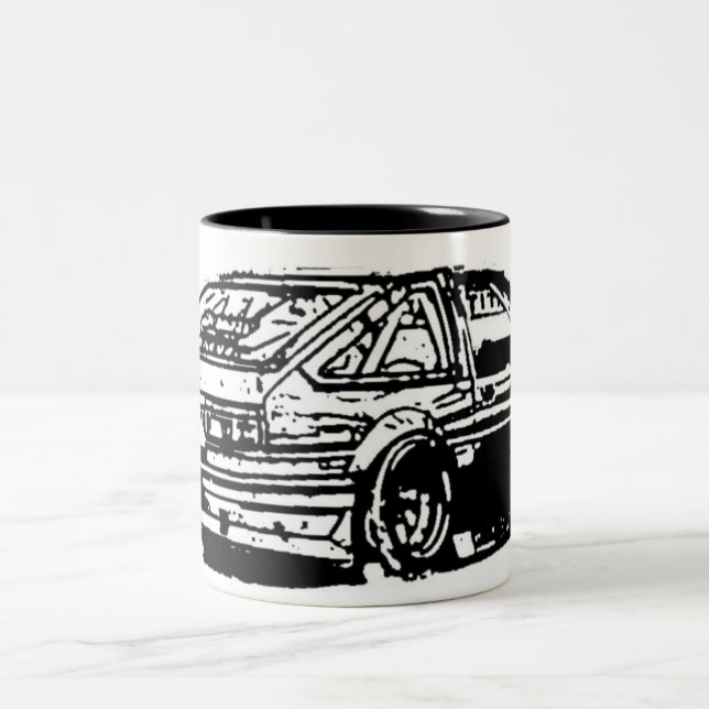Korolla 1986 zweifarbige tasse (Mittel)