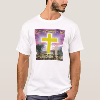 Korona-Baptistenkirchen-Farblogo T-Shirt