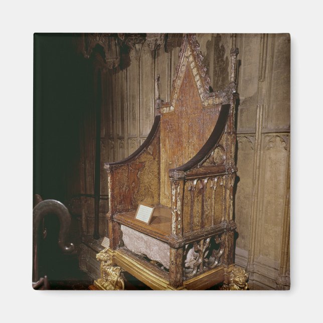 Koronationsstuhl für Edward I von "Walter" Magnet (Vorne)