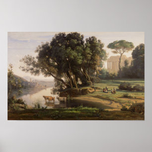Korot - Italienische Landschaft (1835) Poster