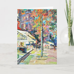 Korovin - Pariser Straßenszene Karte