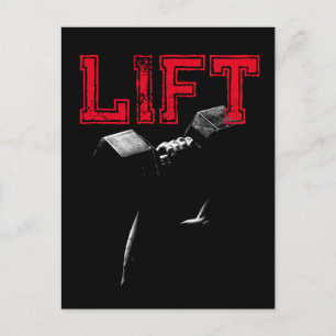 Körper Bodybuilding Fitness Motivierend Feiertagspostkarte