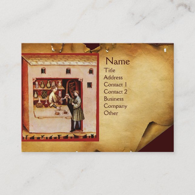 KÖRPER DER HYGEIA MONOGRAM - MEDIZIN, Pharmazie Visitenkarte (Vorderseite)