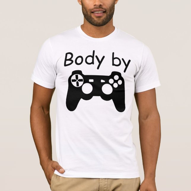 Körper durch angepasstes Shirt der Videospiele (Vorderseite)