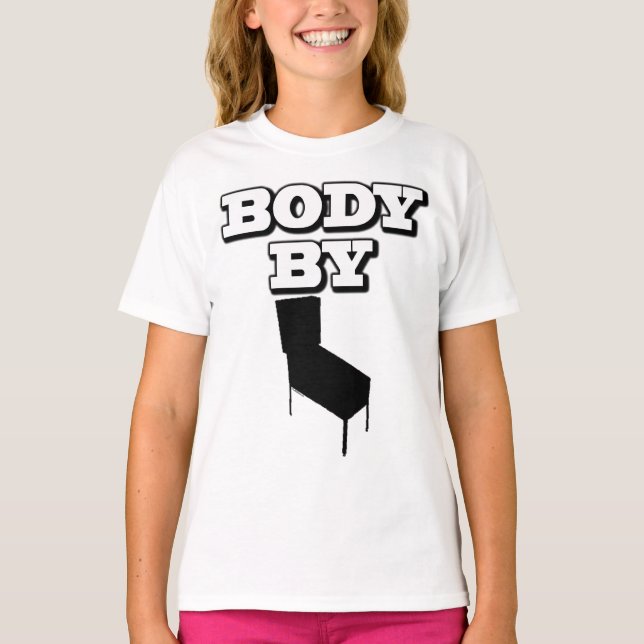 Körper durch Flipperautomaten T-Shirt (Vorderseite)