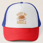 Körper von Bagels Funny jüdisch Hanukkah Donut Ges Truckerkappe<br><div class="desc">hanukkah,  passover, jiddisch, chanukah, jüdisch, menorah, jew, gift, Geburtstag, Bagel</div>