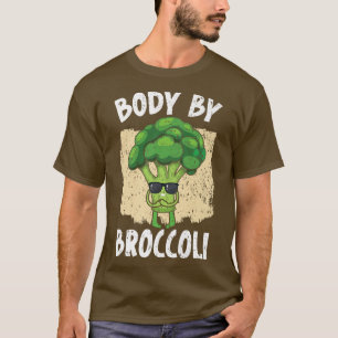 Körper von Broccoli Veganes Gemüse gesund Veg T-Shirt