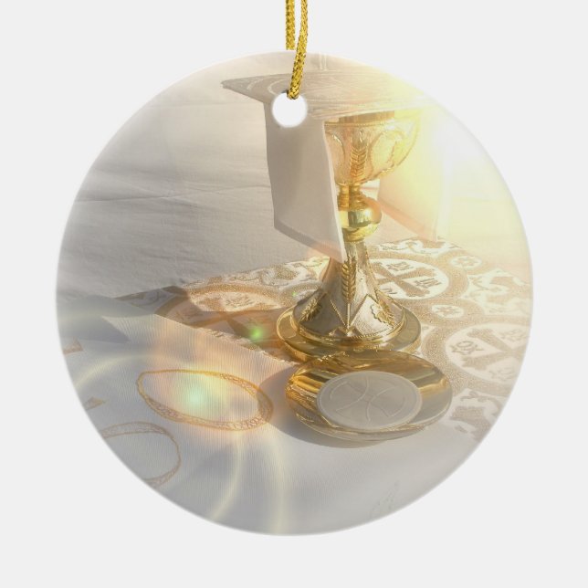 Körper von Christus-Verzierung Keramikornament (Vorne)