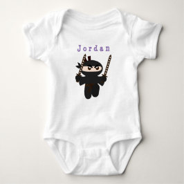 Körperanzug lustig , ninja 01 . Baby Bodysuit Strampler