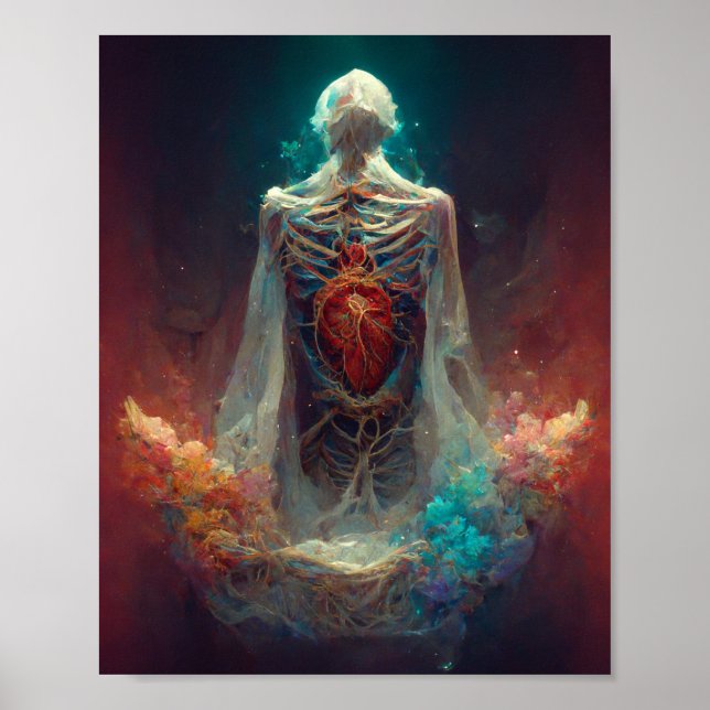 Körperaufstieg Dunkle Fantasie Science Fiction Kun Poster (Vorne)