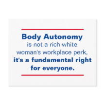 Körperautonomie ist ein Grundrecht