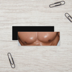 Körperbauer Personal Trainer Physikalische Fitness Mini Visitenkarte