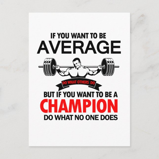 Körperbaugeschenk Postkarte (Vorderseite)