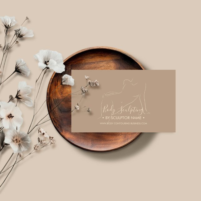 Körperbildhauerei konturierender Wellness-Center a Visitenkarte (Von Creator hochgeladen)