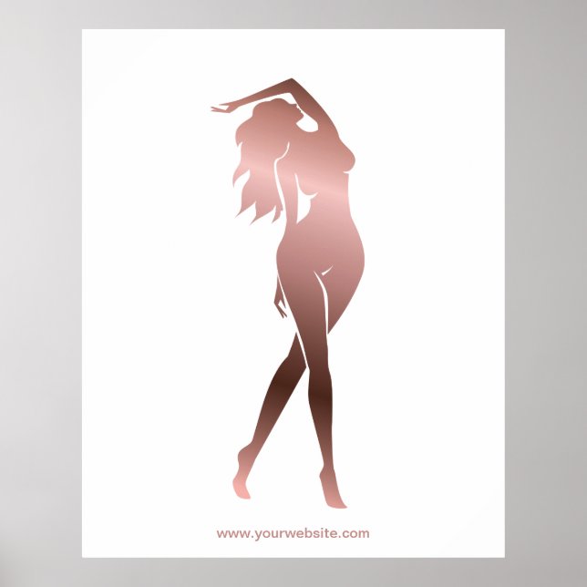 Körperbildhauerkörper, die die Fitness des Wellnes Poster (Vorne)