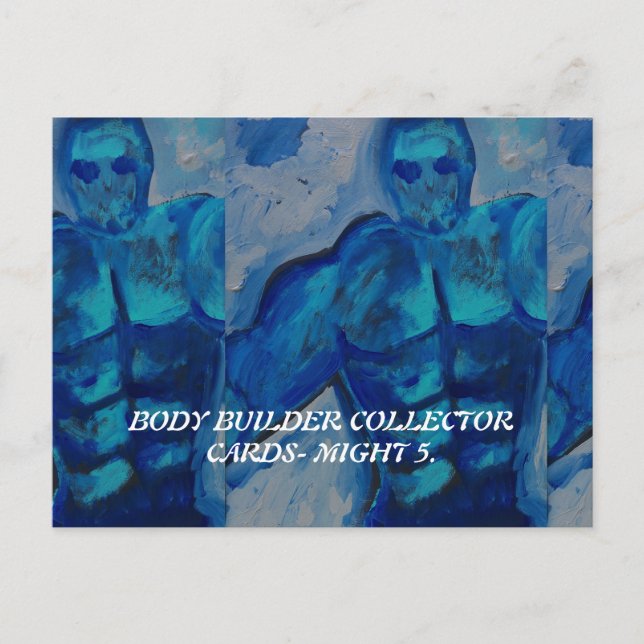 KÖRPERBUILDER SAMMLER KARTEN VON PAULA REILLY. (Vorderseite)