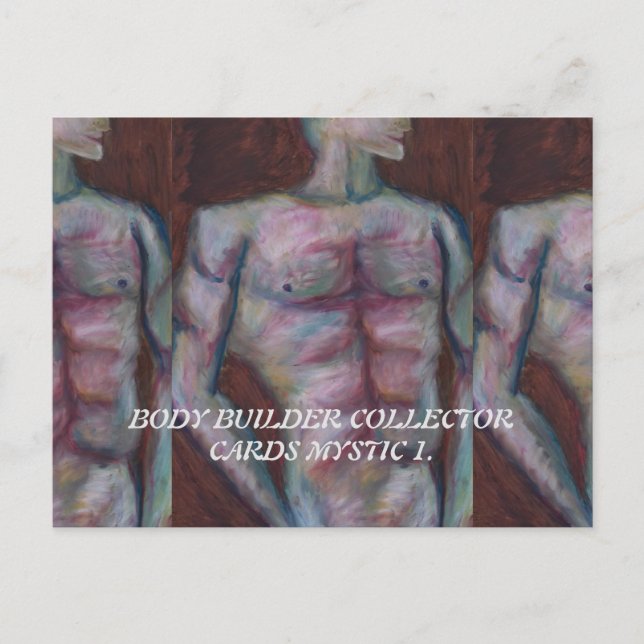 KÖRPERBUILDER SAMMLER KARTEN VON PAULA REILLY. (Vorderseite)