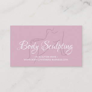 Körperformendes Contouring Blush Pink Spa Frau Brä Visitenkarte