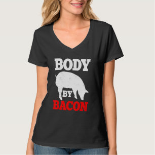 Körpergewicht nach Bacon Keto Diät Ketogentherapie T-Shirt