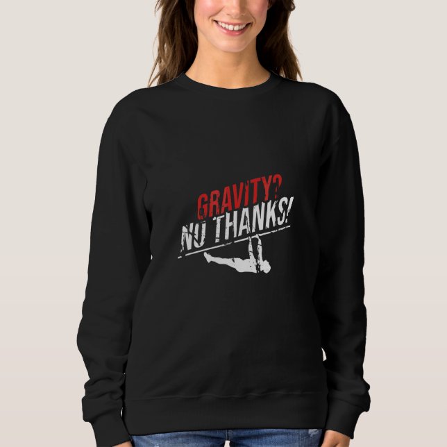 Körpergewichts Workout Calisthenics Sweatshirt (Vorderseite)