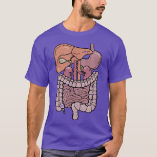 Körperinterne Organanatomie Kostüm Leichtes Hallow T-Shirt