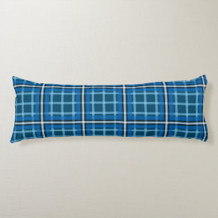 Körperkissen Blau Tartan Karo Karomuster