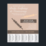Körperkonturierung und Körperbildhauerei Abreißen  Flyer<br><div class="desc">Body Contouring & Body Sculpting für Massagetherapeut - Holztherapie-Flyer mit Abreißen</div>