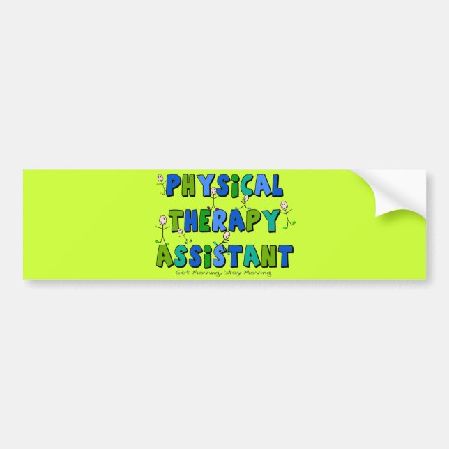 Körperliche Therapie-Assistenten-Geschenke Autoaufkleber (Vorne)