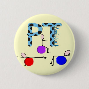 Körperliche Therapie-Assistenten-Geschenke Button