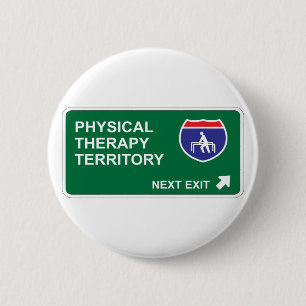 Körperliche Therapie-folgender Ausgang Button