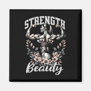 Körperliche und Bodybuilding von Frauen und Beau Magnet