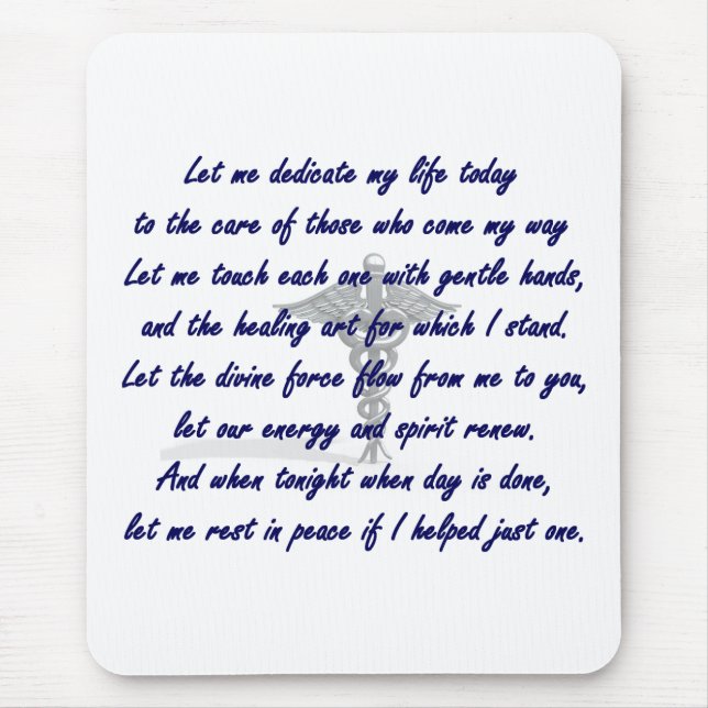 Körperlicher Therapeut-Mausunterlage Mousepad (Vorne)