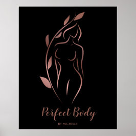Körpermodellierung Wellness Kosmetik Schönheitspfl Poster