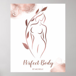 Körpermodellierung Wellness Kosmetik Schönheitspfl Poster