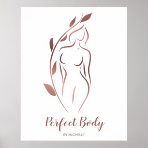 Körpermodellierung Wellness Kosmetik Schönheitspfl Poster