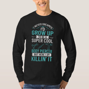 Körperpiercing-Waffe Dermale Piercing-Implantate Z T-Shirt