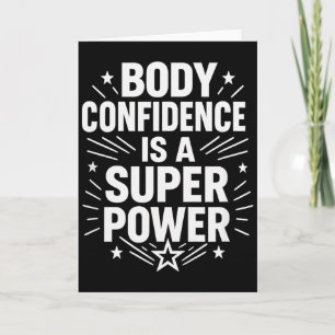 Körperselbstbewusstsein Motivationsspruch Karte