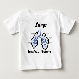Körperteile -- Menschliche Lungen Baby T-shirt