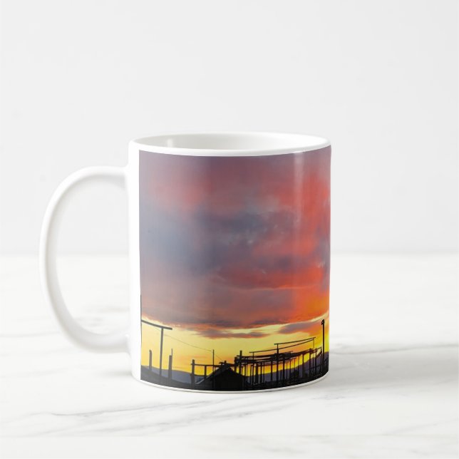 Korralschlund bei Sonnenuntergang Tasse (Links)