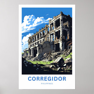 Korregidor Philippinen Reisen Print Poster