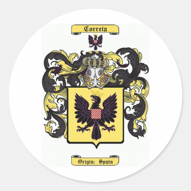 Korreia Runder Aufkleber (Vorderseite)