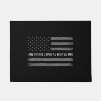 Korrektive Krankenversicherung - US-Flagge Vintage Fußmatte